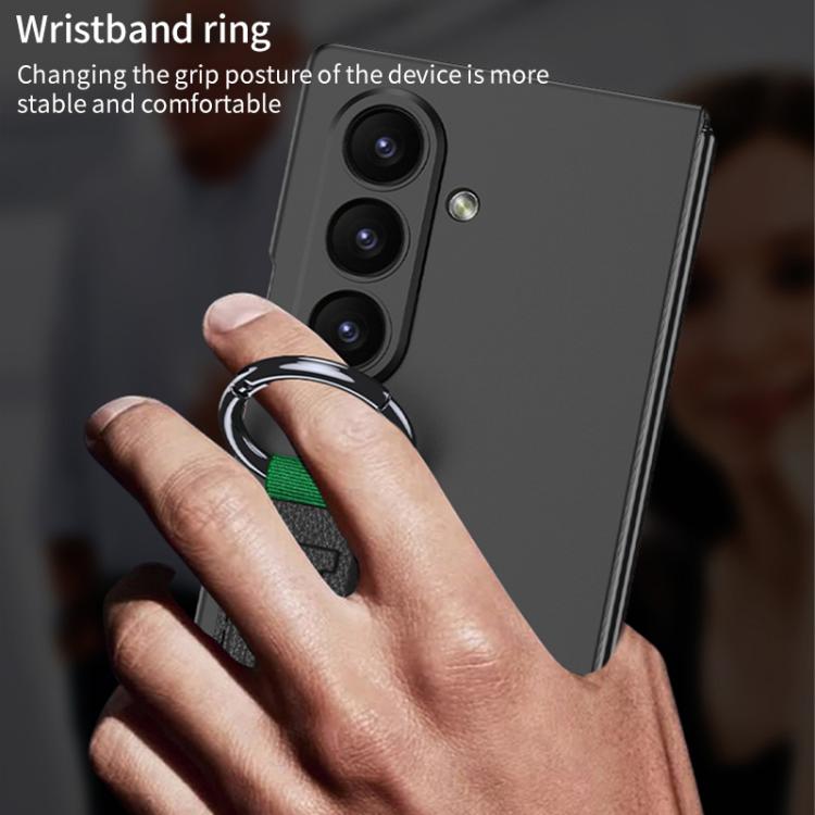 For Samsung Galaxy Z Fold7 5G GKK Integrated Ultra-thin Side Wristband Phone Case, Not Included Pen(Carbon Fiber) - Galaxy Z Fold7 5G Cases by GKK | Online Shopping UK | buy2fix