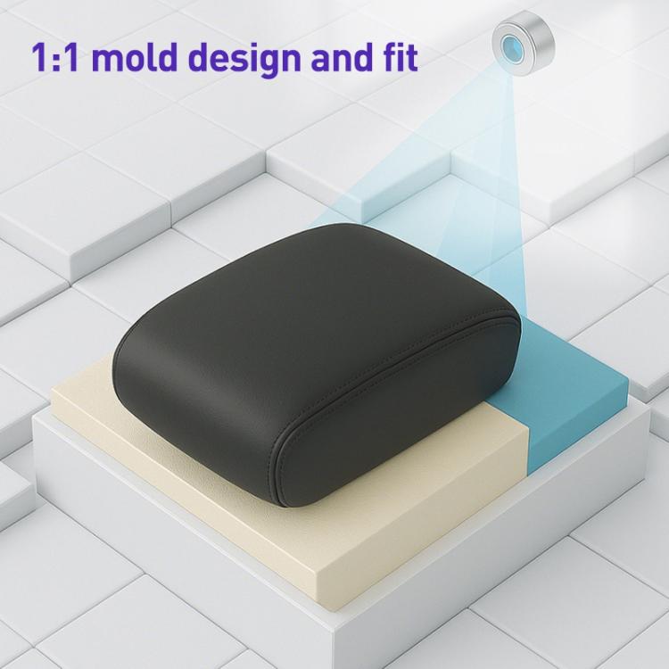 Car Central Armrest Box Protective Leather Cover for Nissan Teana 2007-2012(Black Elastic Band) - Seat Accessories by buy2fix | Online Shopping UK | buy2fix