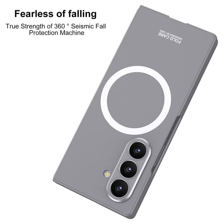For Samsung Galaxy Z Fold7 5G GKK Integrated Ultra-thin MagSafe Phone Case(Black) - Galaxy Z Fold7 5G Cases by GKK | Online Shopping UK | buy2fix