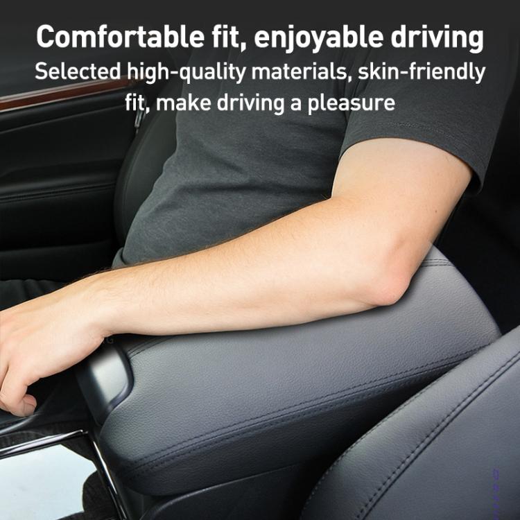 Car Central Armrest Box Protective Leather Cover for Honda Accord 8th Generation(Black) - Seat Accessories by buy2fix | Online Shopping UK | buy2fix