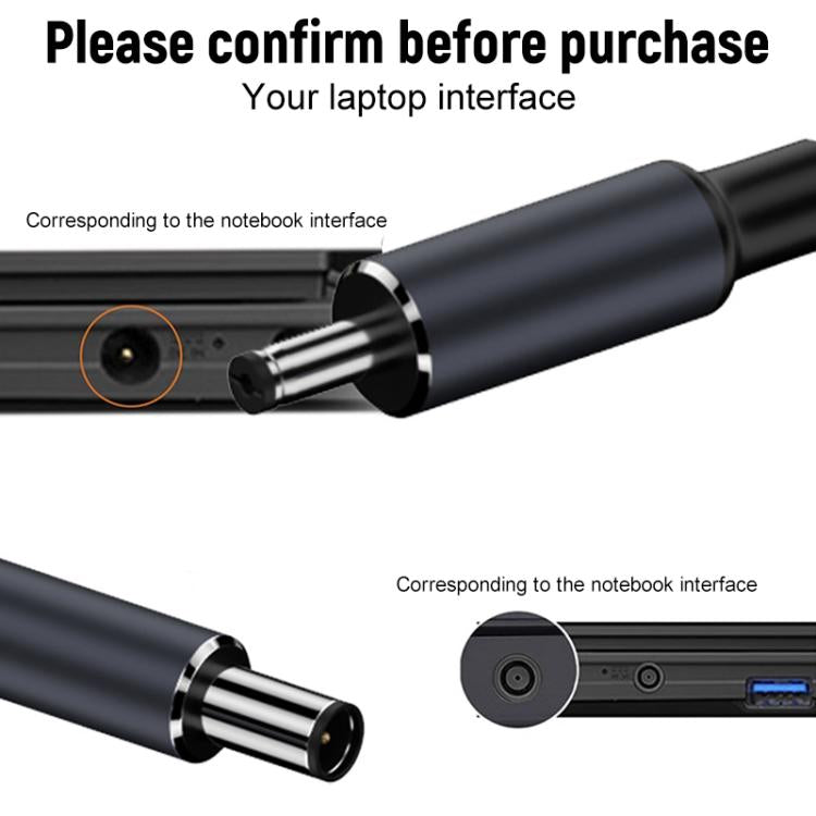 1.8m 140W Type-C to DC Laptop Charging Cable, Model:DC7.4x5.0mm For DELL - For Dell by buy2fix | Online Shopping UK | buy2fix