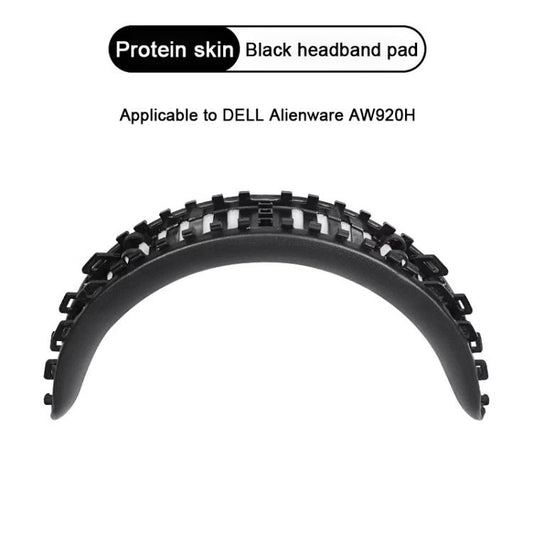 For Alienware AW920H Protein Leather Snap-on Type Headbeam Protective Cover(Black) - Earmuff & Pad by buy2fix | Online Shopping UK | buy2fix