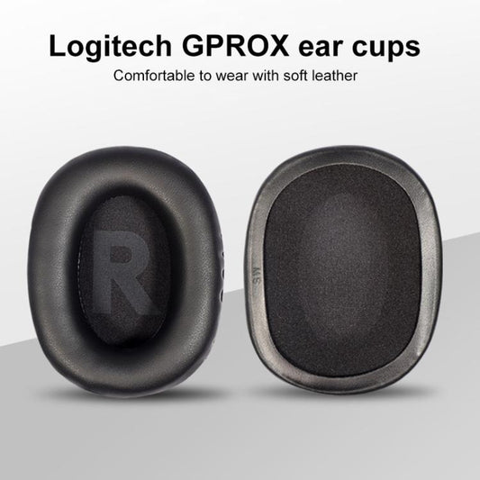 1 Pair Insert Replacement Earpads For Logitech G Pro X, Material:Ice Silk Fabric(Black) - Earmuff & Pad by buy2fix | Online Shopping UK | buy2fix