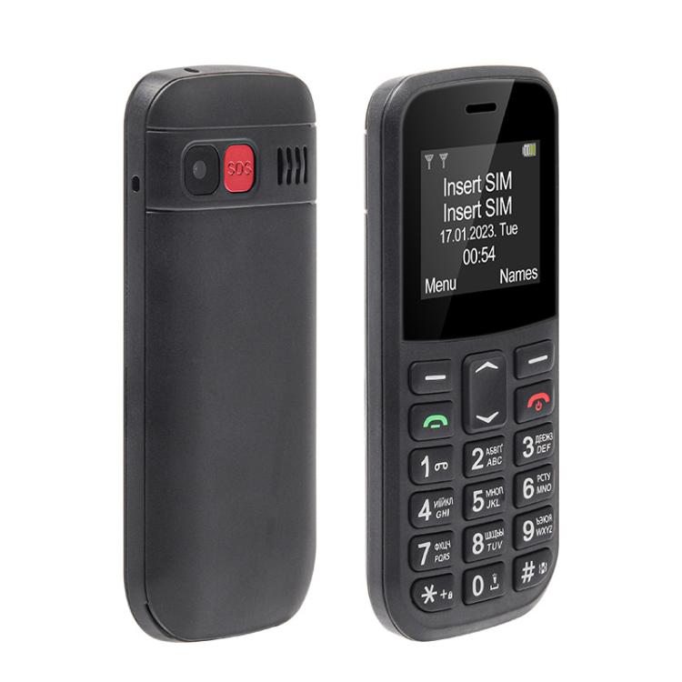 MXMID B210 Keypad Phone, 1.77 inch SC6531E, LED Flashlight, Big Keyboard Big Fonts, SOS, Network: 2G, Dual SIM, Plug:EU Plug(Blue) - Others by buy2fix | Online Shopping UK | buy2fix