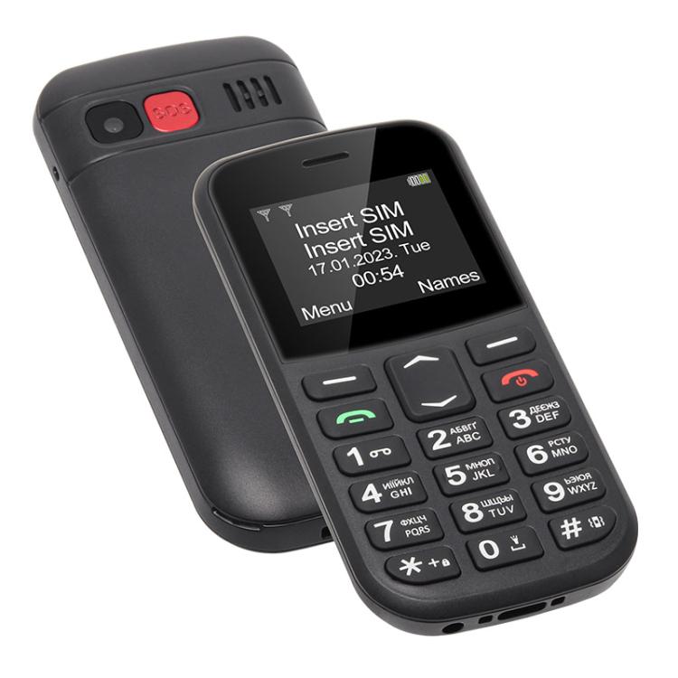 MXMID B210 Keypad Phone, 1.77 inch SC6531E, LED Flashlight, Big Keyboard Big Fonts, SOS, Network: 2G, Dual SIM, Plug:US Plug(Red) - Others by buy2fix | Online Shopping UK | buy2fix