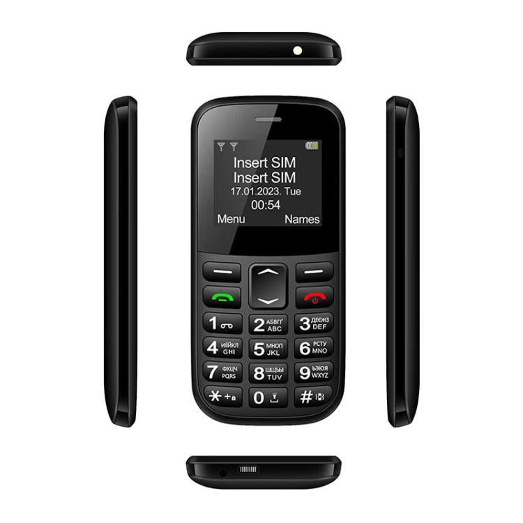 MXMID B210 Keypad Phone, 1.77 inch SC6531E, LED Flashlight, Big Keyboard Big Fonts, SOS, Network: 2G, Dual SIM, Plug:UK Plug(Red) - Others by buy2fix | Online Shopping UK | buy2fix