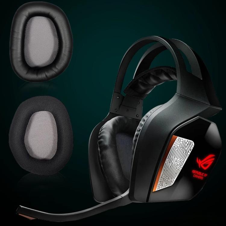 1 Pair Snap-on Replacement Earpads For ASUS Centurioner, Material:Protein Leather(Black) - Earmuff & Pad by buy2fix | Online Shopping UK | buy2fix