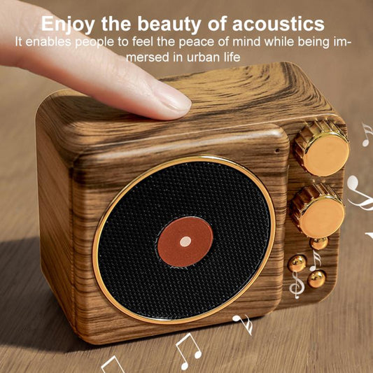 T10 Bluetooth Mini Wireless Smart Speaker(Wood Grain) - Desktop Speaker by buy2fix | Online Shopping UK | buy2fix