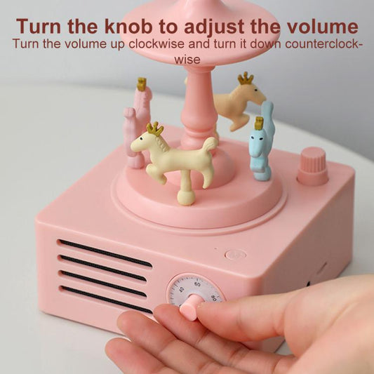 T15 Carousel Bluetooth Mini Wireless Smart Speaker(Pink) - Desktop Speaker by buy2fix | Online Shopping UK | buy2fix