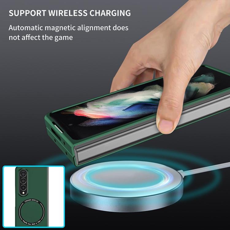 For Samsung Galaxy Z Fold7 Kalebol MagSafe Shockproof Frosted PC Phone Case(Royal Blue) - Galaxy Z Fold7 5G Cases by Kalebol | Online Shopping UK | buy2fix