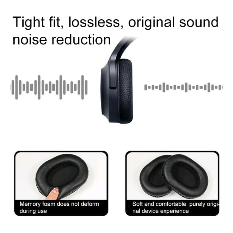 2pcs Push Snap-on Replacement Earpads For Razer BlackShark V2 / V2 Pro, Material:Lambskin(Black) - Earmuff & Pad by buy2fix | Online Shopping UK | buy2fix