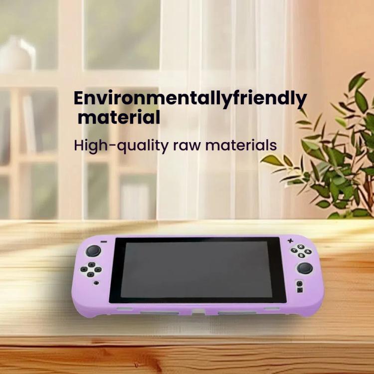 For Nintendo Switch 2 Game Console Silicone One-piece Protective Case(Blue) - Cases by buy2fix | Online Shopping UK | buy2fix