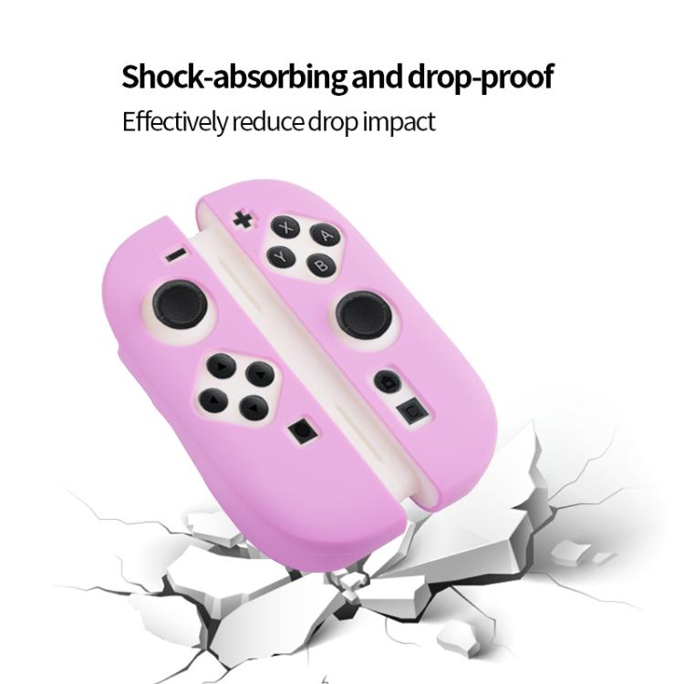 For Nintendo Switch 2 Game Console Silicone Separable Protective Case(Purple) - Cases by buy2fix | Online Shopping UK | buy2fix