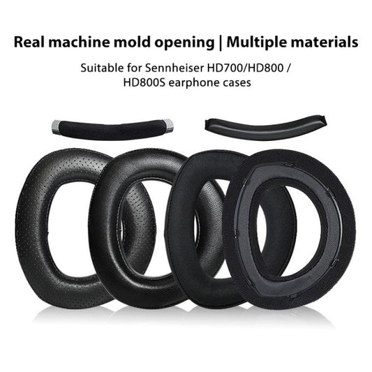 2pcs Snap-on Replacement Earpads For Sennheiser HD700, Material:Nano Stitching(Black) - Earmuff & Pad by buy2fix | Online Shopping UK | buy2fix
