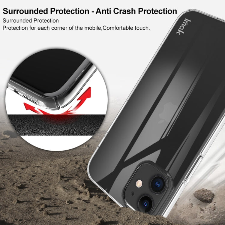 For iPhone 12 mini IMAK Wing II Wear-resisting Crystal Pro PC Protective Case(Transparent) by imak