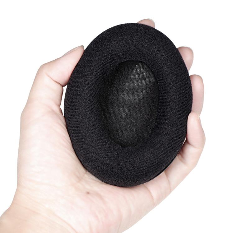 2pcs Snap-on Replacement Earpads For Sennheiser HD201 / HD201S / HD180 / HD418 / HD419 / HD421 / HD428 / HD429 / HD438 / HD439 / HD448 / HD450, Material:Protein Leather(Black) - Earmuff & Pad by buy2fix | Online Shopping UK | buy2fix