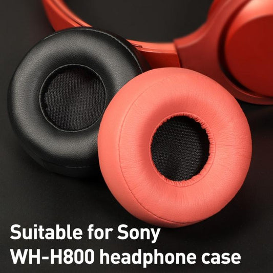 2pcs Ice Silk Cloth Earphone Replacement Earpads Pads For Sony WH-H800(Black) - Earmuff & Pad by buy2fix | Online Shopping UK | buy2fix