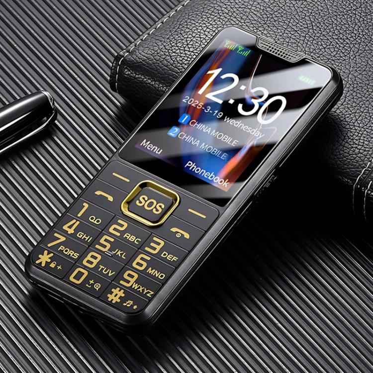 K3 2G Keypad Phone, 2.4 inch, LED Flashlight, Big Keyboard Big Fonts, SOS, Network: 2G, Dual SIM, Plug:US Plug(Black) - Others by buy2fix | Online Shopping UK | buy2fix