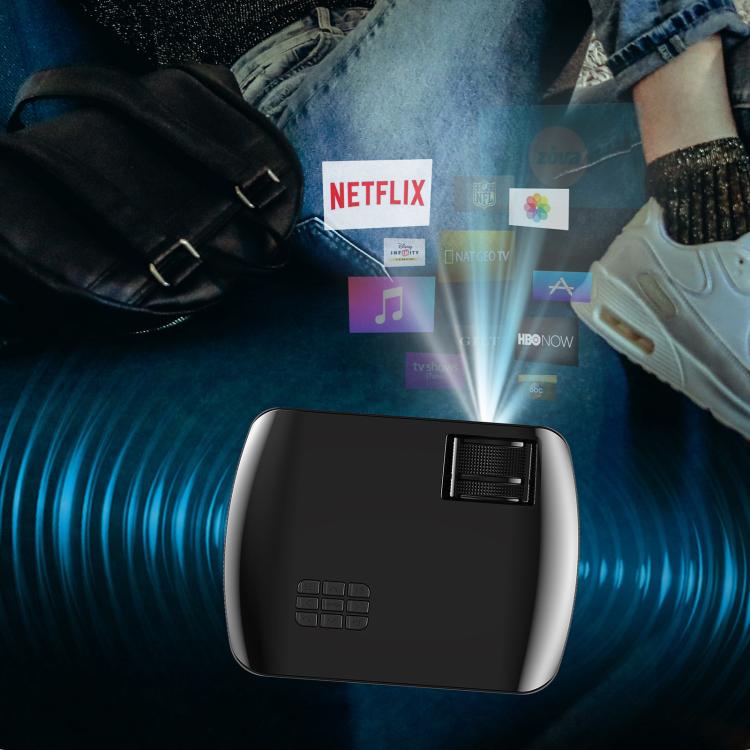 VIVIBRIGHT F10 Lite 1920x1080P 250ANSI Screen Mirroring Smart Projector, AU Plug(Black) - LED Projector by VIVIBRIGHT | Online Shopping UK | buy2fix