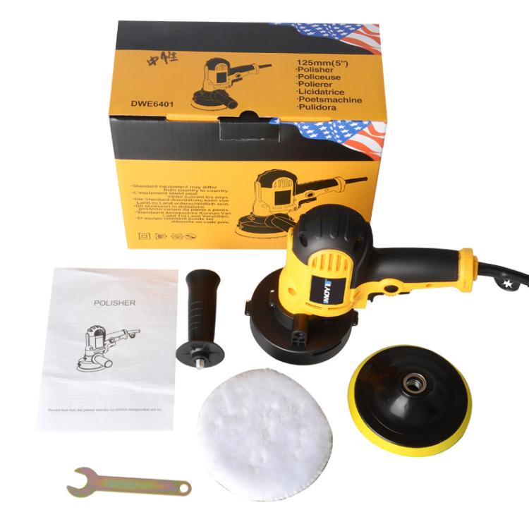 9pcs / Set MOYI Car Hand-held Electric Beauty Waxing Sealing Glaze Polishing Machine(EU Plug) - Polishing Machine & Accessories by buy2fix | Online Shopping UK | buy2fix