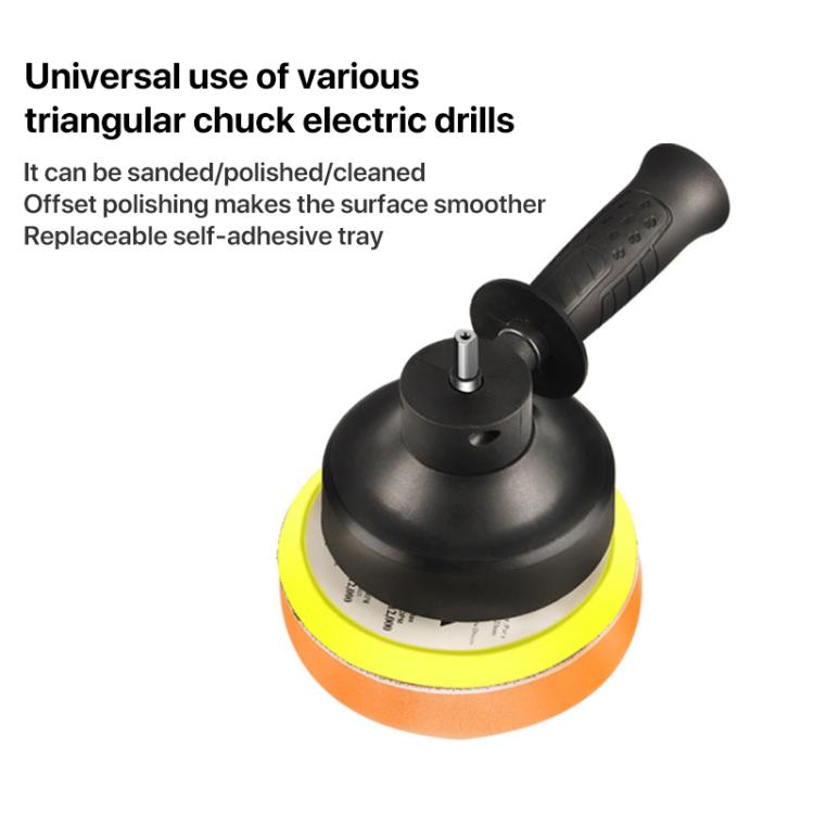 9pcs / Set MOYI Car Hand-held Electric Beauty Waxing Sealing Glaze Polishing Machine(US Plug) - Polishing Machine & Accessories by buy2fix | Online Shopping UK | buy2fix