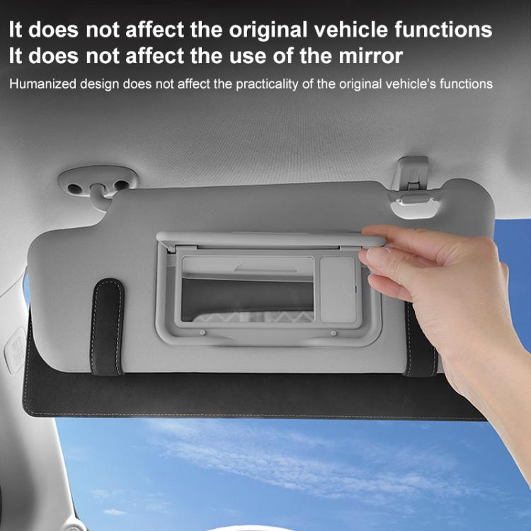 Car Sun Visor Card Extension Clip(Black Grey) - Sunglasses & Glasses Clips by buy2fix | Online Shopping UK | buy2fix