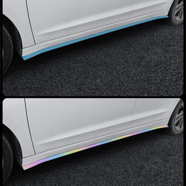 Car Starry Sky Shiny Soft Rubber Front Bar Side Anti-collision Strip(Silver) - Anti Collision Sticker by buy2fix | Online Shopping UK | buy2fix