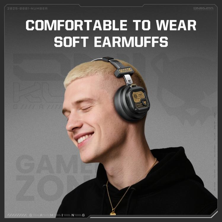 ONIKUMA GT803 Wired / Bluetooth 5.4 Dual Modes Gaming Headset(Black) - Multimedia Headset by ONIKUMA | Online Shopping UK | buy2fix