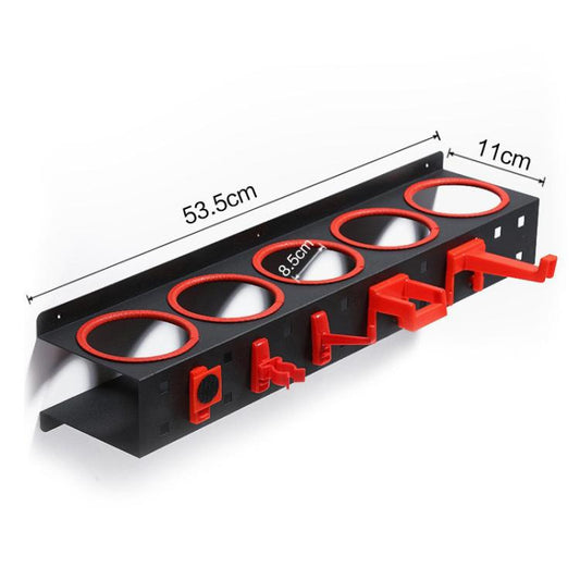 Car Wash Tool Organizer Multifunctional Spray Bottle Storage Holder(Black Red) - Car washing supplies by buy2fix | Online Shopping UK | buy2fix