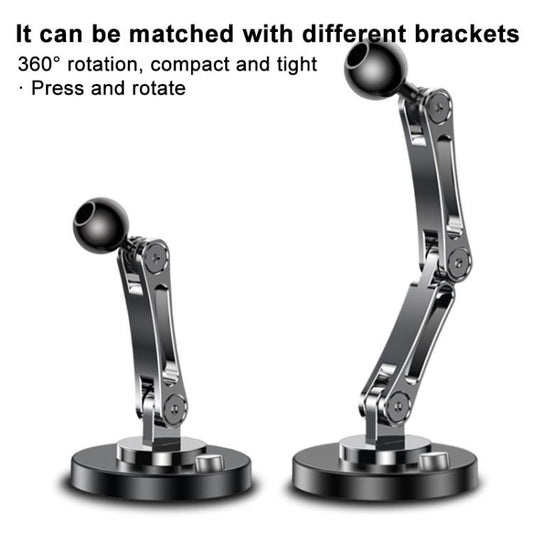 17mm Universal Ball 360 Degree Rotating Adhesive Car Holder Base, Type:2-folding - Universal Car Holders by buy2fix | Online Shopping UK | buy2fix