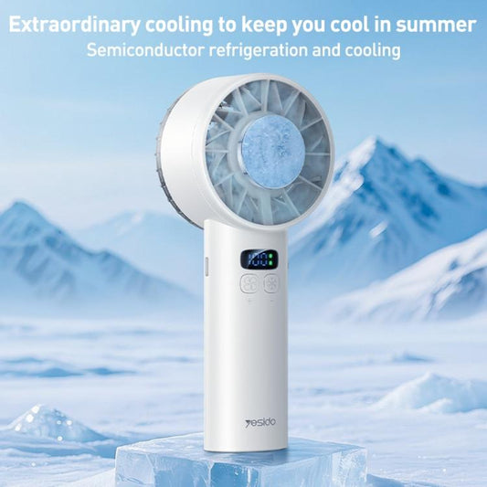 Yesido YF18 Handheld Ice Compress Brushless High Speed ??Fan(Beige) - Electric Fans by Yesido | Online Shopping UK | buy2fix