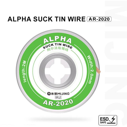 Mijing 10 in 1 Motherboard IC Chip Cleaning Alpha Tin-Absorbing Wire, Model:AR-2020 - Welding Wire by MIJING | Online Shopping UK | buy2fix