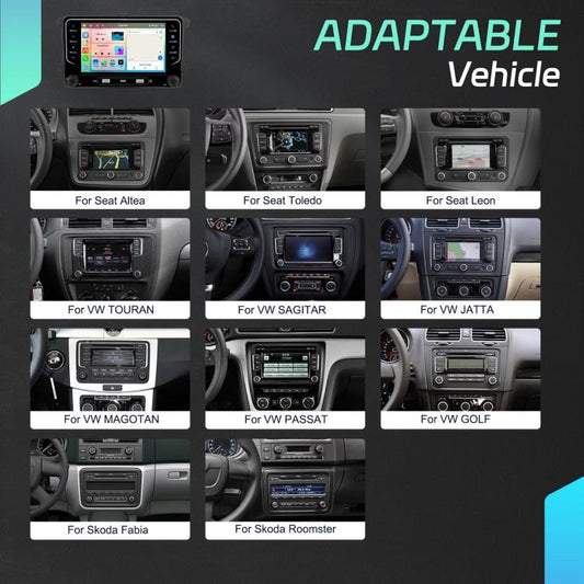 For Volkswagen Android 15 7 inch Wireless CarPlay Car Player Central Control Navigation Machine, Specification:Standard+AHD+Microphone - Car MP3 & MP4 & MP5 by buy2fix | Online Shopping UK | buy2fix
