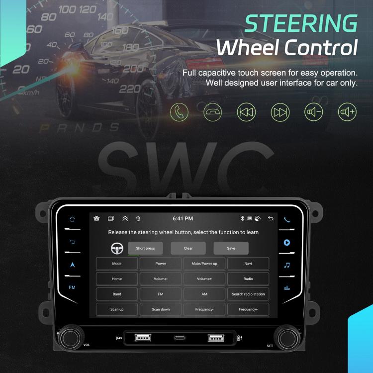 For Volkswagen Android 15 7 inch Wireless CarPlay Car Player Central Control Navigation Machine, Specification:Standard - Car MP3 & MP4 & MP5 by buy2fix | Online Shopping UK | buy2fix