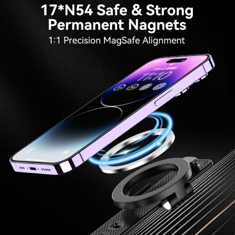 MagSafe Magnetic Wrist Strap Holder Portable Lazy Bracket(Black) - Universal Car Holders by buy2fix | Online Shopping UK | buy2fix