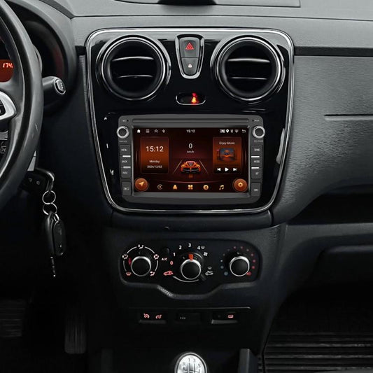 For Dacia Android 15 7 inch Wireless CarPlay Car Player Car Central Control Navigation Machine, Specification:Standard+AHD+Microphone - Car MP3 & MP4 & MP5 by buy2fix | Online Shopping UK | buy2fix