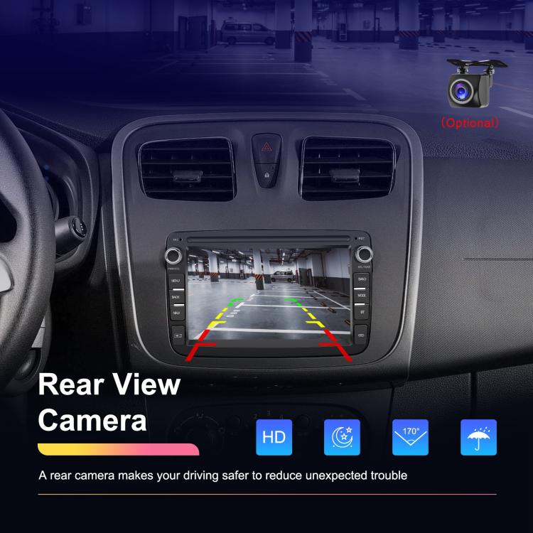 For Dacia Android 15 7 inch Wireless CarPlay Car Player Car Central Control Navigation Machine, Specification:Standard - Car MP3 & MP4 & MP5 by buy2fix | Online Shopping UK | buy2fix