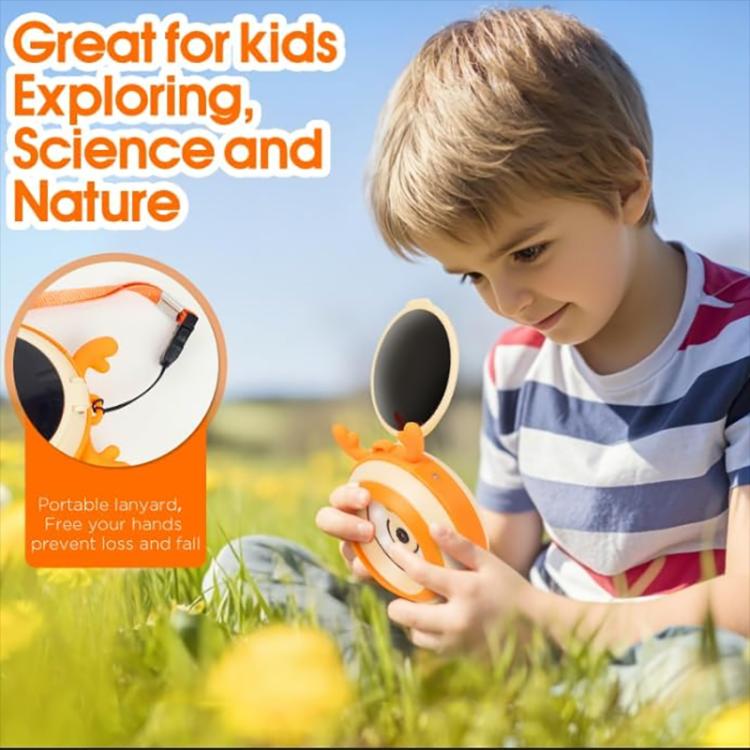 HM020F 2.0 inch IPS Screen Children Digital Electron Microscope - Digital Microscope by buy2fix | Online Shopping UK | buy2fix