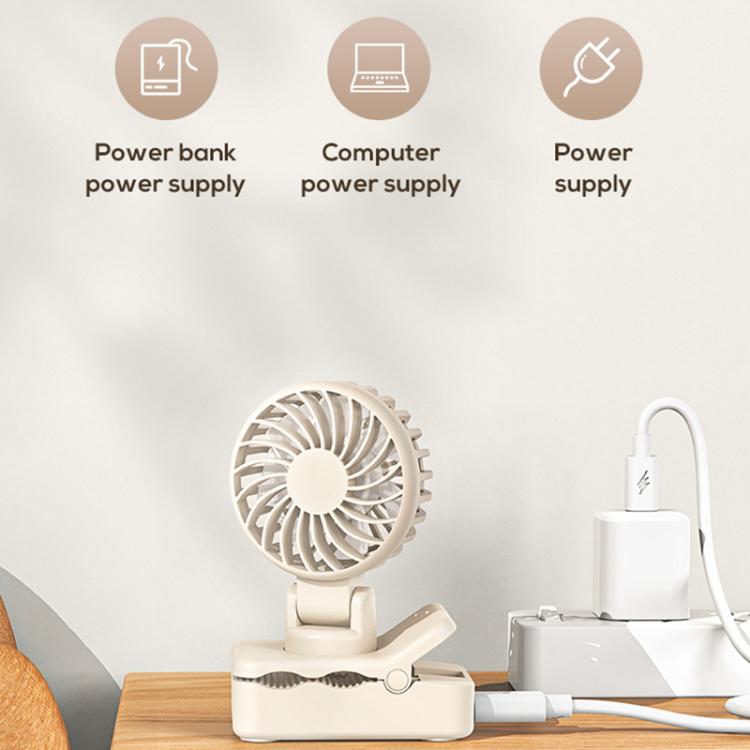 DQ259 Multifunctional Mini Electric Clip Fan(Ice Green) - Electric Fans by buy2fix | Online Shopping UK | buy2fix