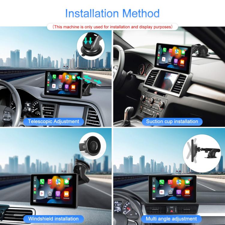 9 inch Android 15 2G+32G Car Reversing Display Monitor Screen Without Rear View Camera WiFi Version(Black) - Car Monitor by buy2fix | Online Shopping UK | buy2fix
