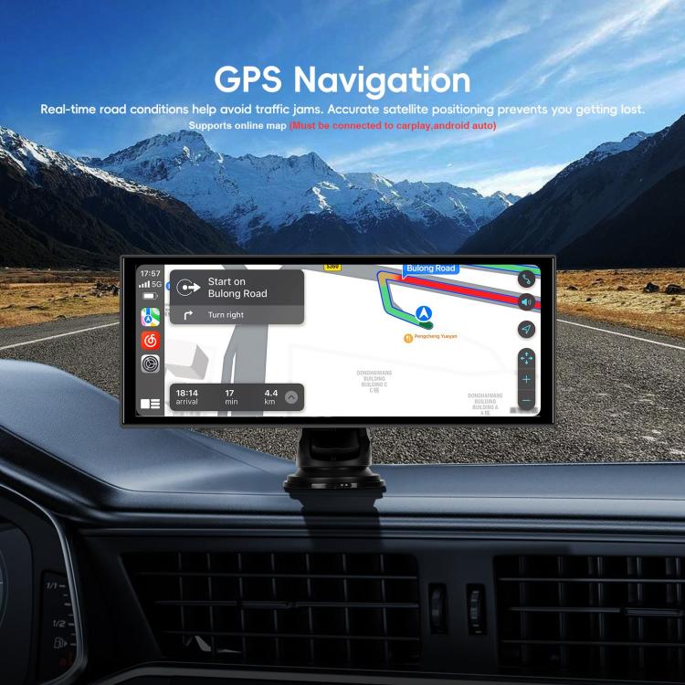 9 inch Android 15 2G+32G Car Reversing Display Monitor Screen Without Rear View Camera WiFi Version(Black) - Car Monitor by buy2fix | Online Shopping UK | buy2fix