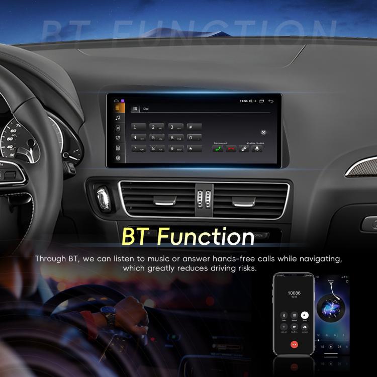 For Audi Q5 2009-2019 Android 15 10.33 inch 2G+64G Car Central Control Audio Video Navigation, Specification:Standard+AHD+Microphone - Car MP3 & MP4 & MP5 by buy2fix | Online Shopping UK | buy2fix