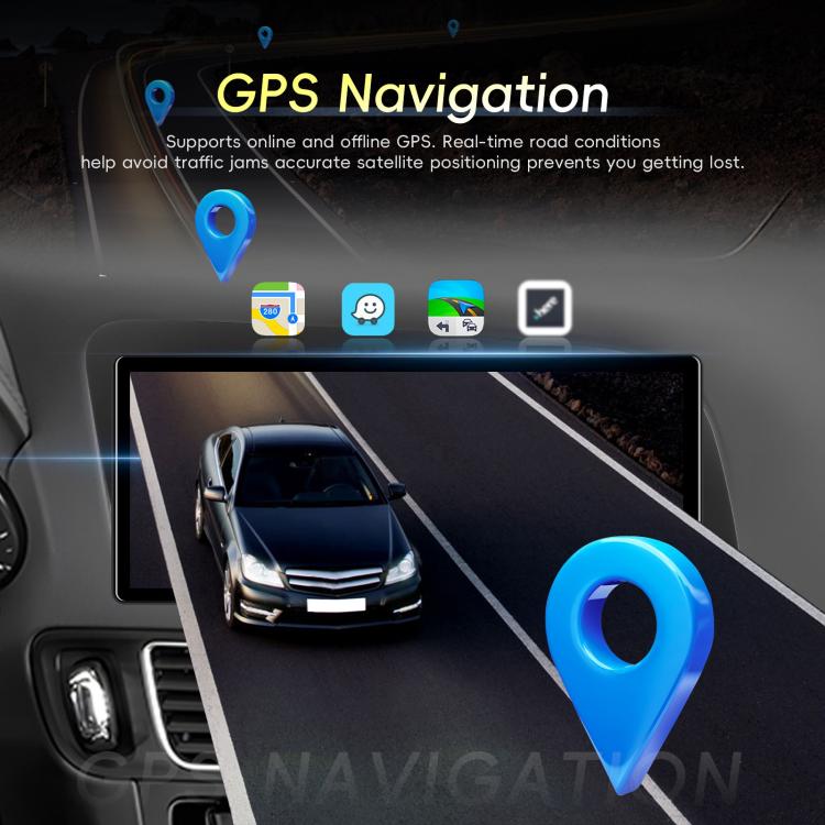 For Audi Q5 2009-2019 Android 15 10.33 inch 2G+64G Car Central Control Audio Video Navigation, Specification:Standard+AHD+Microphone - Car MP3 & MP4 & MP5 by buy2fix | Online Shopping UK | buy2fix