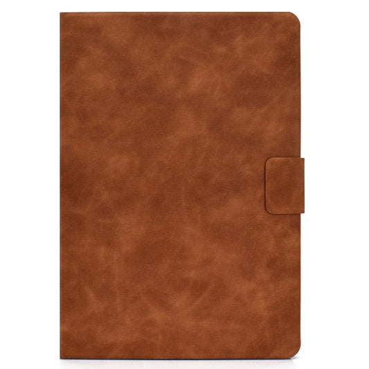 For iPad Air 2020 10.9 Cowhide Texture Horizontal Flip Leather Case with Holder & Card Slots & Sleep / Wake-up(Brown) - iPad Air (2022) / (2020) 10.9 Cases by buy2fix | Online Shopping UK | buy2fix