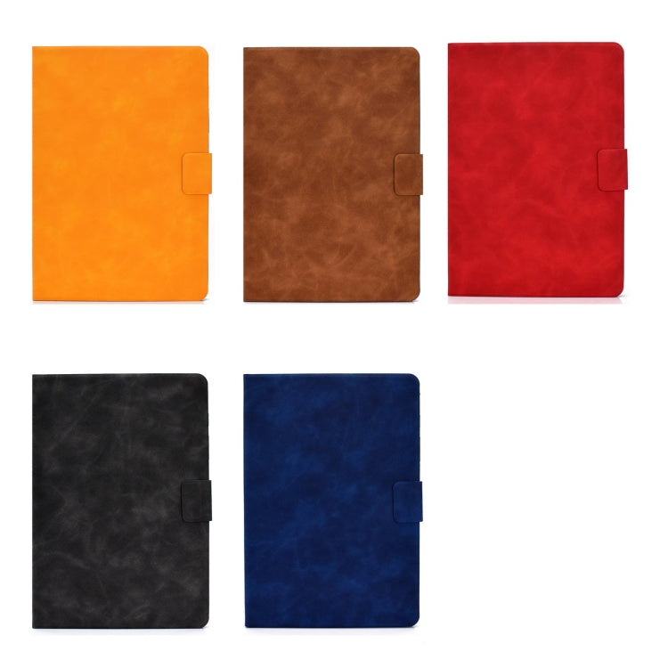For iPad Air 2020 10.9 Cowhide Texture Horizontal Flip Leather Case with Holder & Card Slots & Sleep / Wake-up(Red) - iPad Air (2022) / (2020) 10.9 Cases by buy2fix | Online Shopping UK | buy2fix