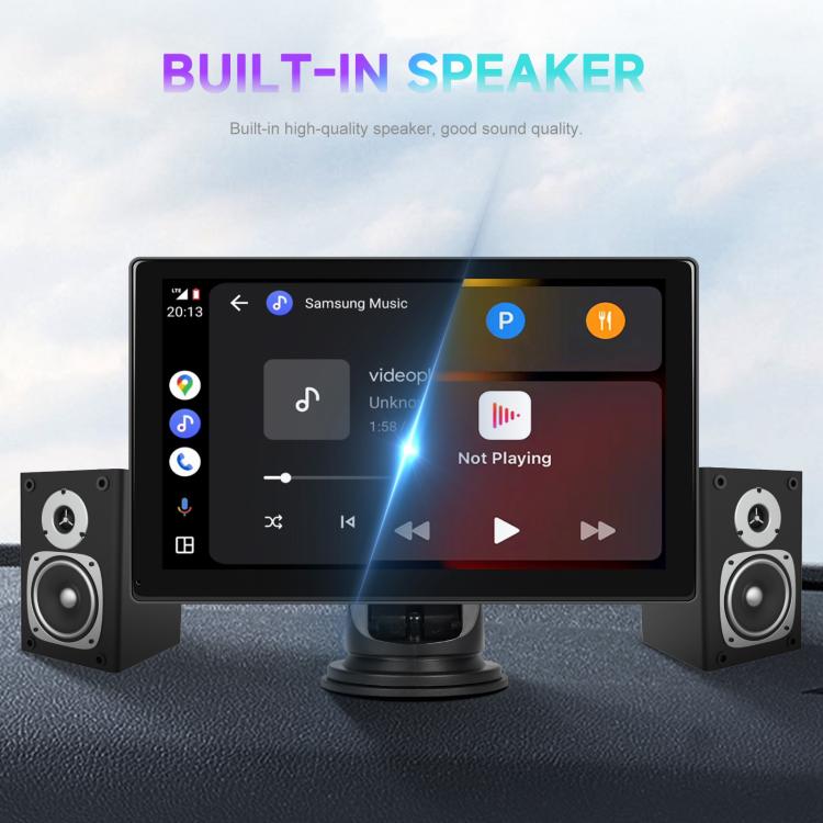 9 inch Car Wireless CarPlay and Android Auto Car HD Navigation Display, Specification:Standard - Car MP3 & MP4 & MP5 by buy2fix | Online Shopping UK | buy2fix