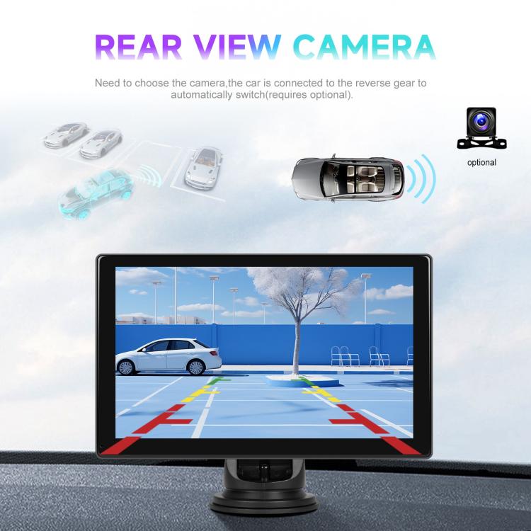 9 inch Car Wireless CarPlay and Android Auto Car HD Navigation Display, Specification:Standard - Car MP3 & MP4 & MP5 by buy2fix | Online Shopping UK | buy2fix
