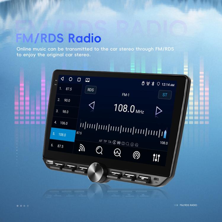 10 inch Screen Android 15 Car Navigation Audio Video Integrated Machine, Specification:Standard+AHD+Microphone - Car MP3 & MP4 & MP5 by buy2fix | Online Shopping UK | buy2fix