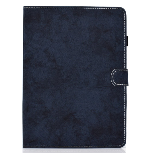 For iPad Air 2020 10.9 Marble Style Cloth Texture Leather Case with Bracket & Card Slot & Pen Slot & Anti Skid Strip(Dark Blue) - iPad Air (2022) / (2020) 10.9 Cases by buy2fix | Online Shopping UK | buy2fix