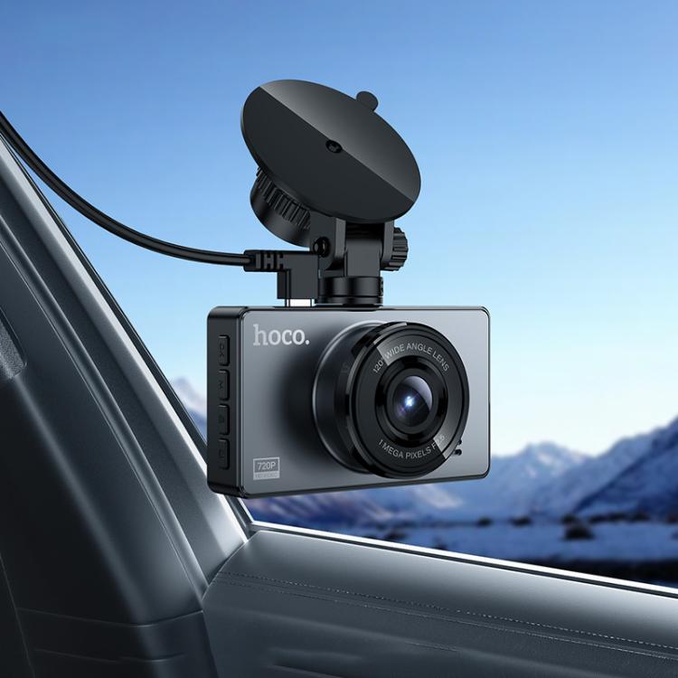 hoco DV14 3 inch IPS HD Display Driving Recorder(Metal Grey) - Car DVRs by hoco | Online Shopping UK | buy2fix